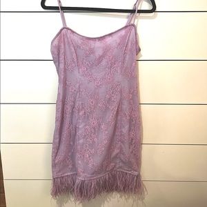 Lovers and Friends feather dress